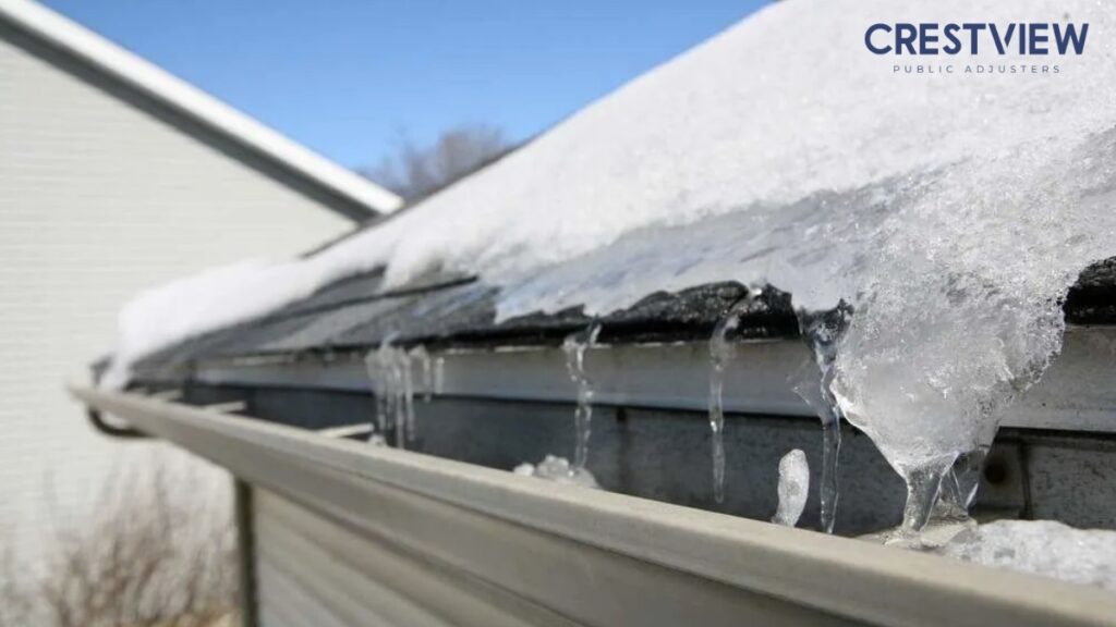 roof leaks when snow melts