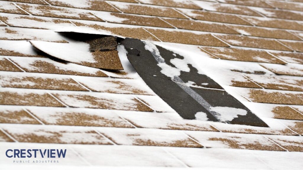 can snow damage roof