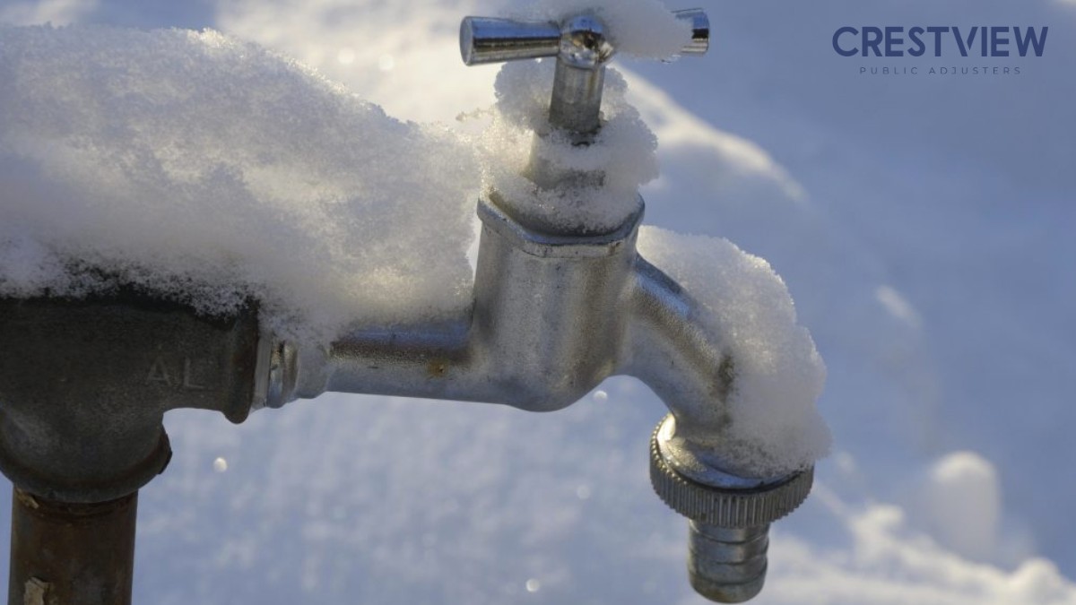 frozen pipe signs