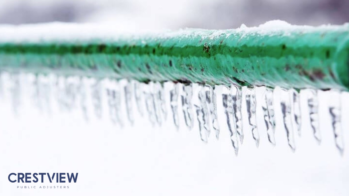 will frozen pipe thaw on its own