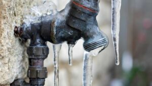 Blog 8 frozen pipe no water