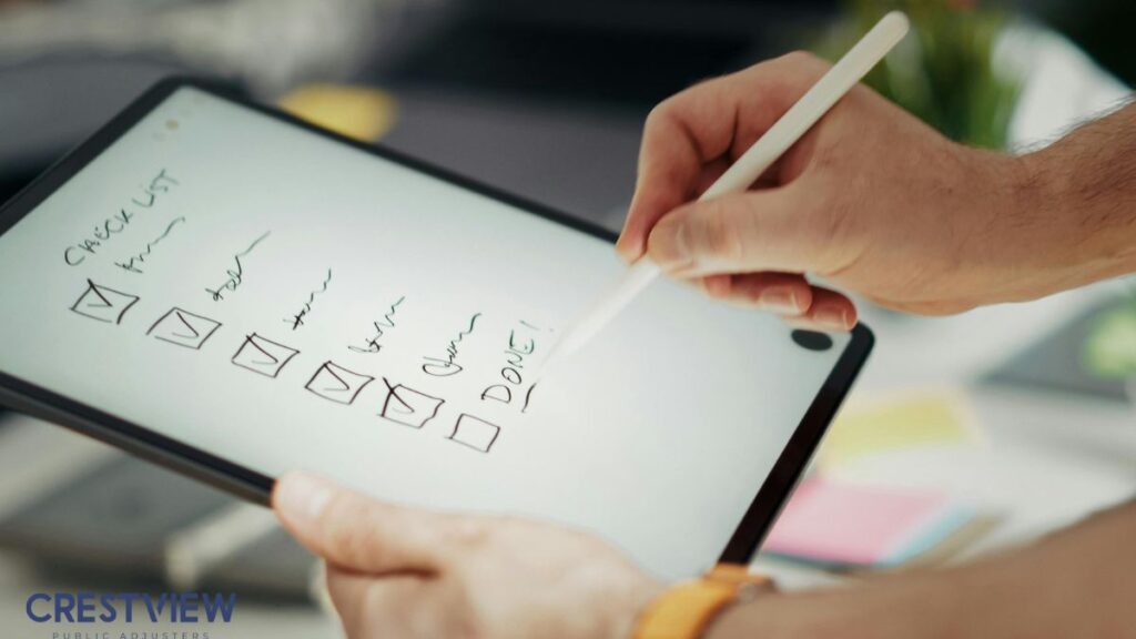 Insurance Claim Checklist From Crestview Public Adjusters (What To Prepare Before You File) 3 crestview-public-adjusters