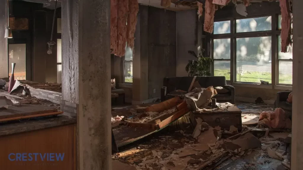 What To Do In The First 48 Hours After Property Damage: A Homeowner'S Emergency Checklist 1 fire-damage-home-interior-smoke-soot-debris