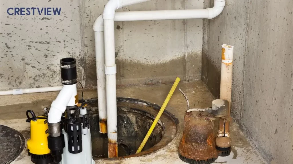 Does Homeowners Insurance Cover Sump Pump Failure In Nj And Ny? 1 basement-sump-pump-system-with-open-pit-and-pvc-pipes