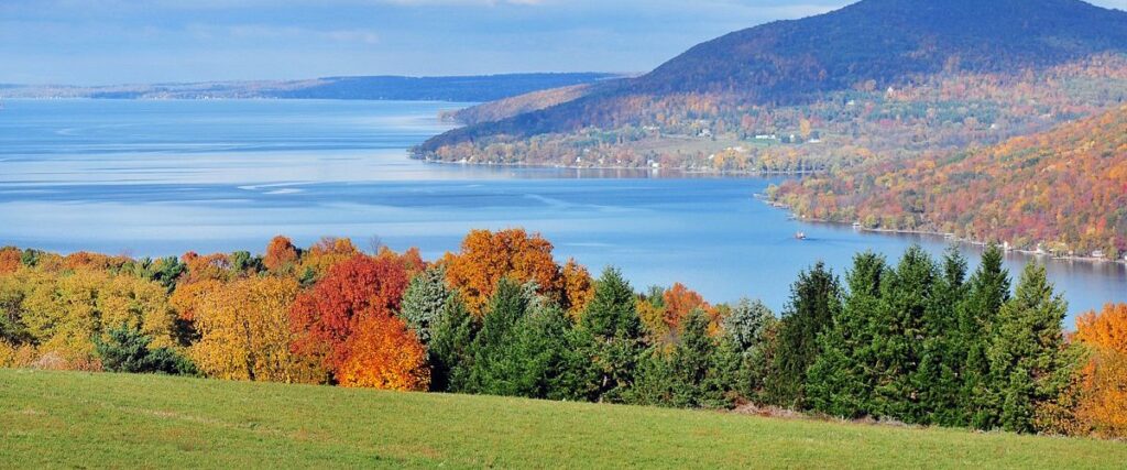 fall foliage county road