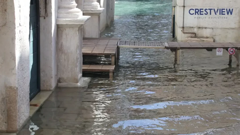 Sewage Backup Insurance Claim Denied? Coverage, Exclusions, And What Evidence Helps 2 flooded-walkway-beside-building-and-waterfront