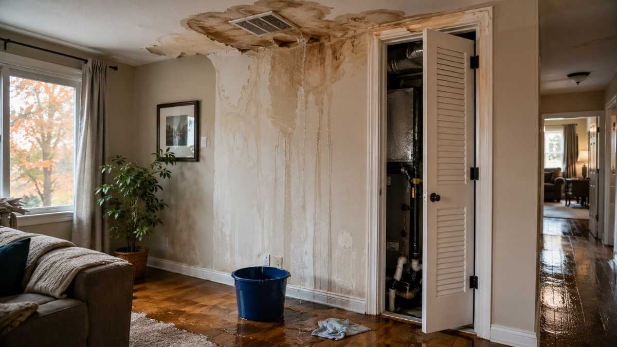 ac-unit-water-damage-ceiling-leak-living-room