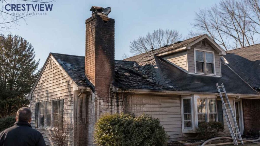 house-exterior-with-chimney-and-roof-fire-damage