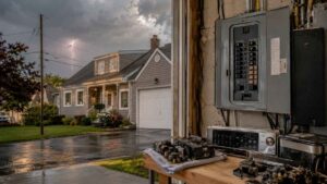 lightning-strike-insurance-claim-damaged-electronics-panel