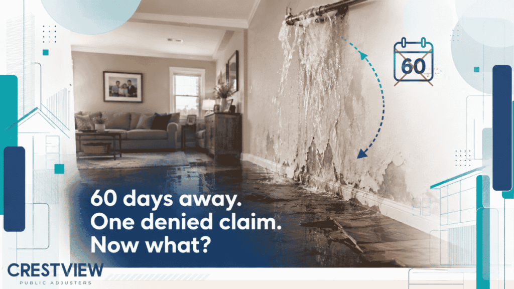 pipe-burst-flooding-living-room-60-day-vacancy-clause