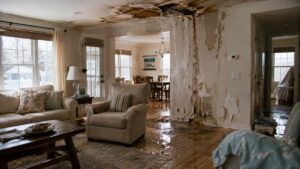 vacant-property-water-damage-ceiling-collapse-nj-home